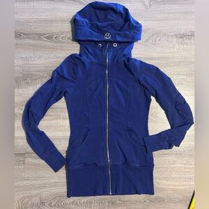 lululemon athletica Royal Blue Full-Zip Hooded Jacket